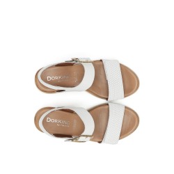 SANDALIA HEBILLA BLANCO