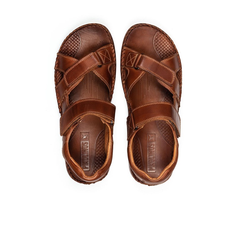 SANDALIA DOS VELCROS CUERO