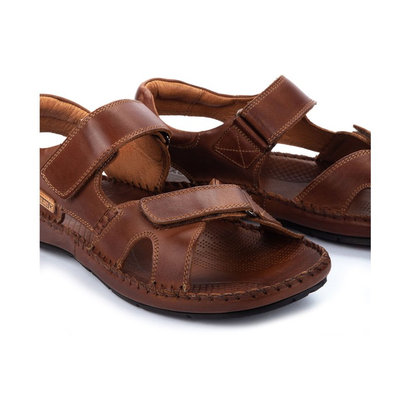 SANDALIA DOS VELCROS CUERO