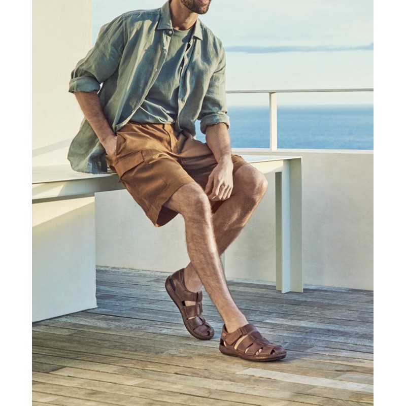 SANDALIA CERRADA CUERO