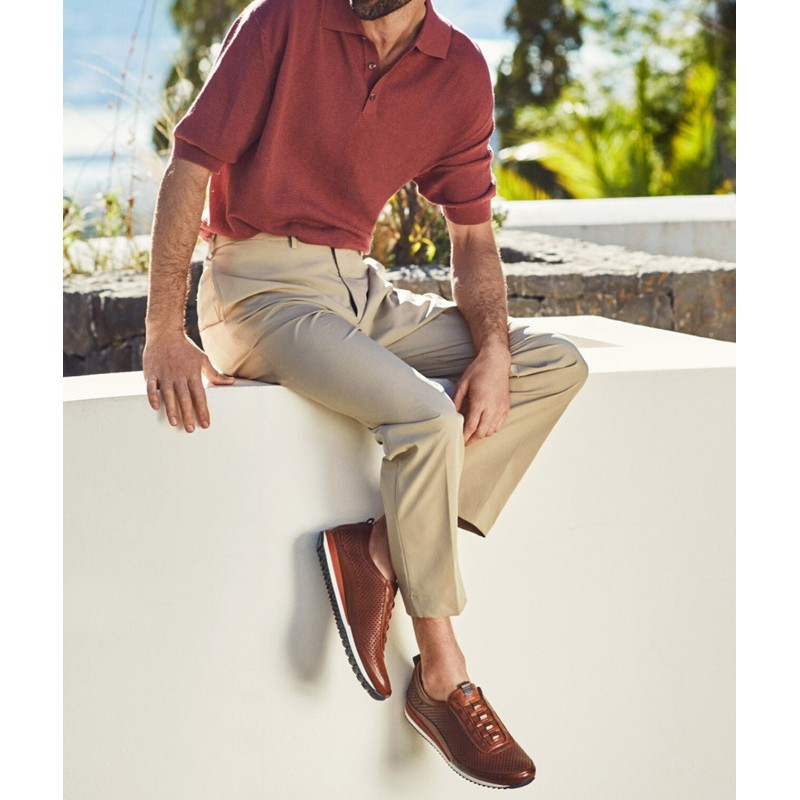 BLUCHER PICADO CUERO