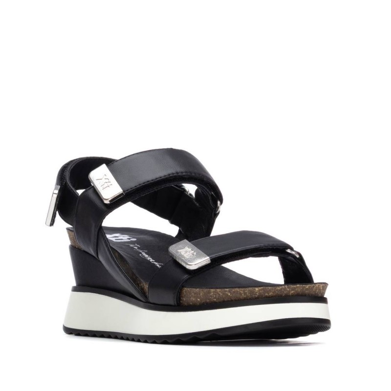 SANDALIA VELCROS NEGRO