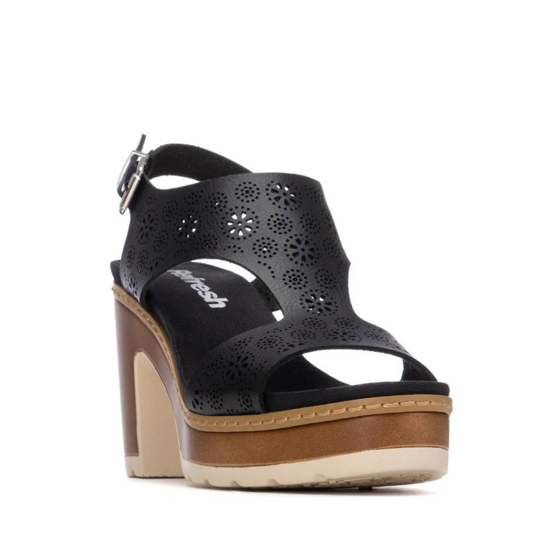 SANDALIA T LASER NEGRO