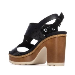 SANDALIA T LASER NEGRO