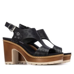 SANDALIA T LASER NEGRO