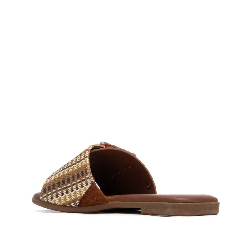 SANDALIA PALA ADORNO CAMEL