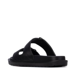 SANDALIA DOS HEBILLAS NEGRO