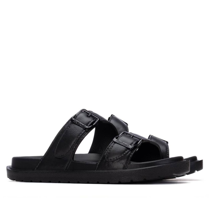 SANDALIA DOS HEBILLAS NEGRO