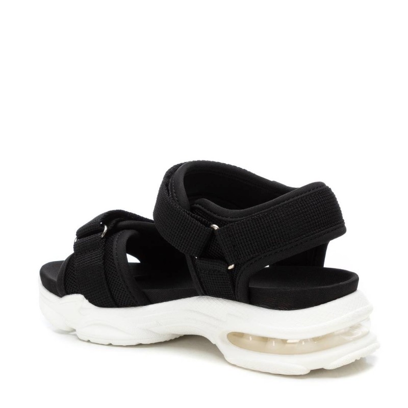 SANDALIA TEXTIL NEGRO