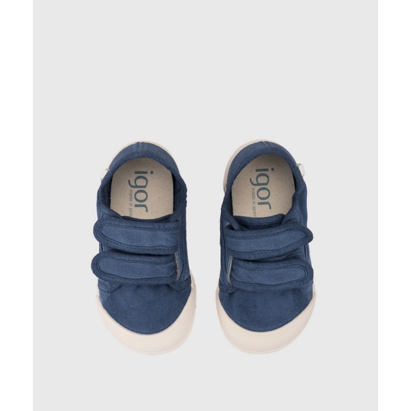 LONA VELCROS BAREFOOT MARINO