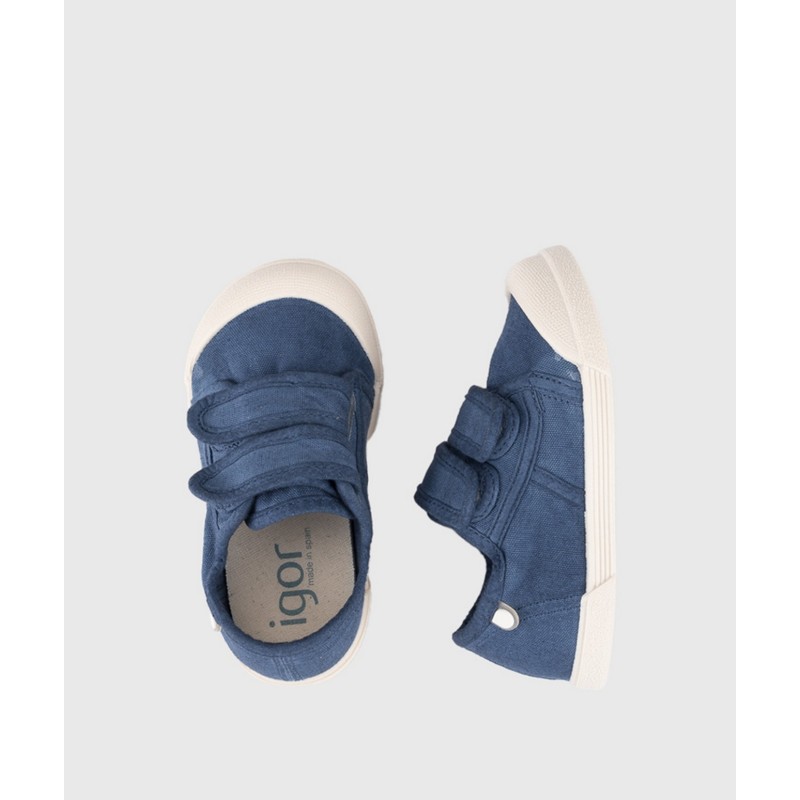 LONA VELCROS BAREFOOT MARINO