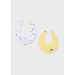 SET 2 BABEROS SUNNY (AMARILLO)