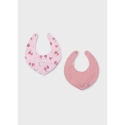 SET 2 BABEROS ROSE
