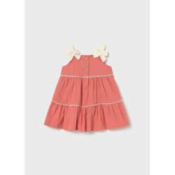 VESTIDO PANELES, FLAMINGO