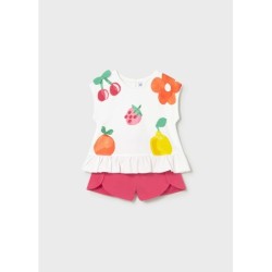 CONJUNTO SHORT GRAFICA, HIBISCO