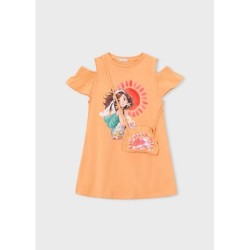 VESTIDO CUT OUT BOLSO, CALABAZA