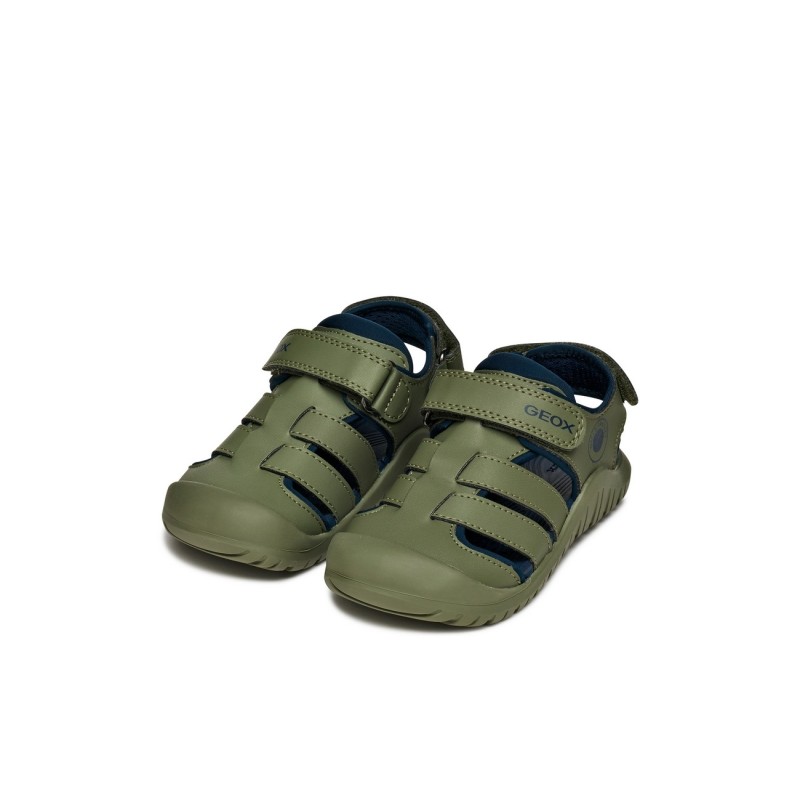 SANDALIA CERRADA SAGE/NAVY