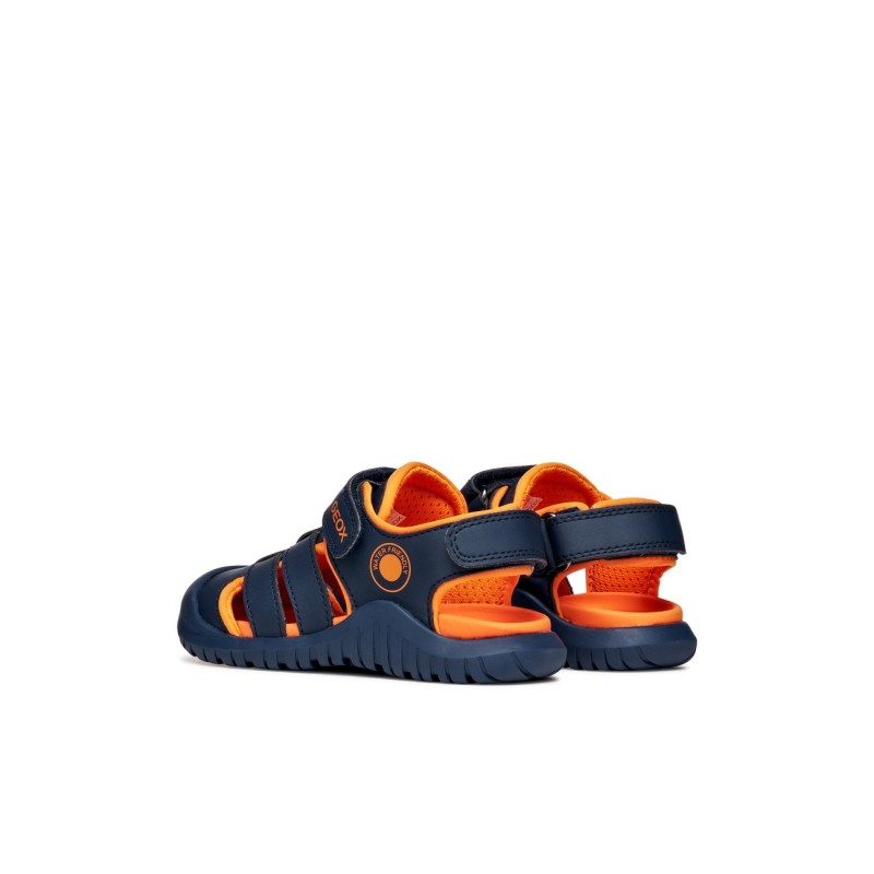 SANDALIA CERRADA NAVY/ORANGE