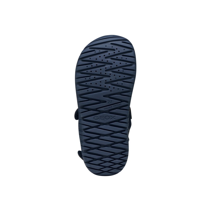 SANDALIA CERRADA NAVY/ORANGE