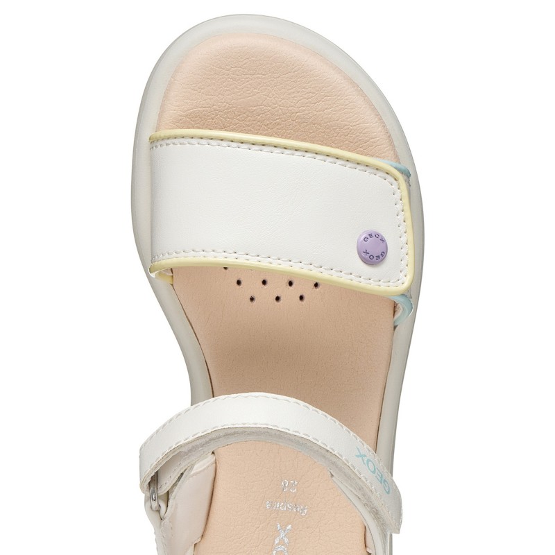 SANDALIA VELCROS WHITE/MULTI