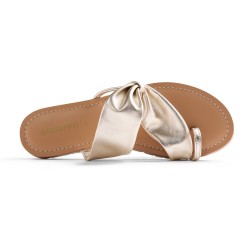 ESCLAVA DECO CRUZADA EMPEINE PLATINO