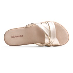 PALA TIRAS CRUZADAS BAREFOOT PLATINO