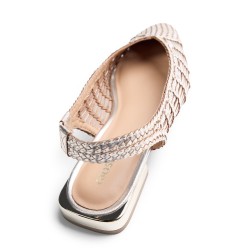 STILETTO DESTALONADO PLATINO