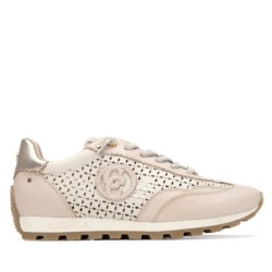 DEPORTIVO PIEL CALADO BEIGE