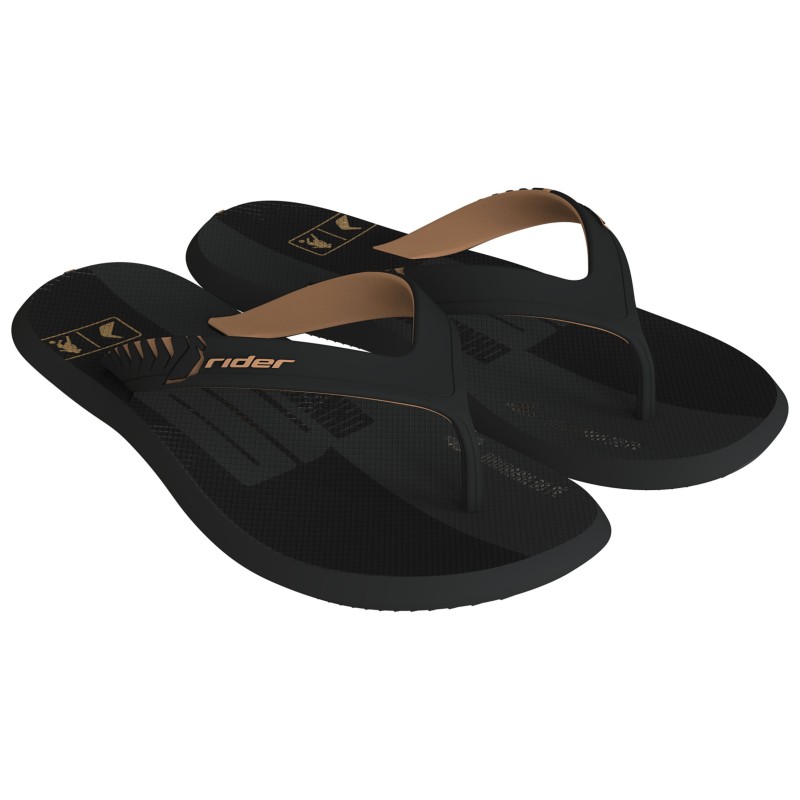 ESCLAVA BEACH BLACK/BEIG/GOLD
