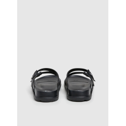 SANDALIA DOS HEBILLAS CON TRASERA NEGRO