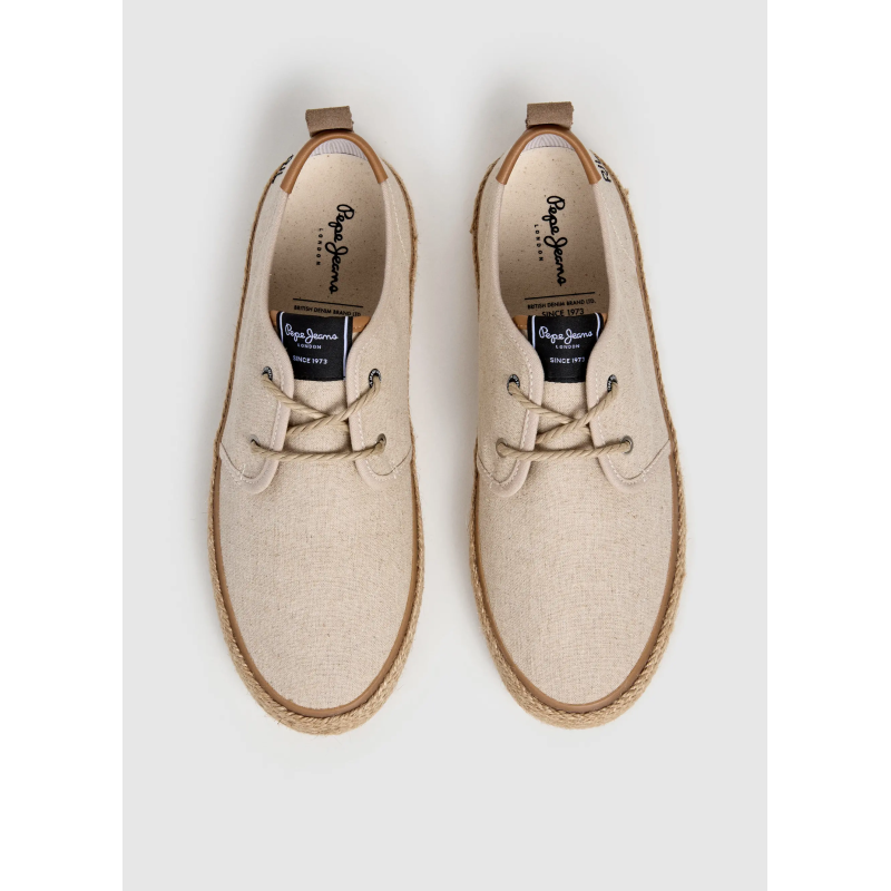 BLUCHER PISO YUTE ECRU WH