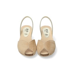 MENORQUINA CUÑA TAUPE