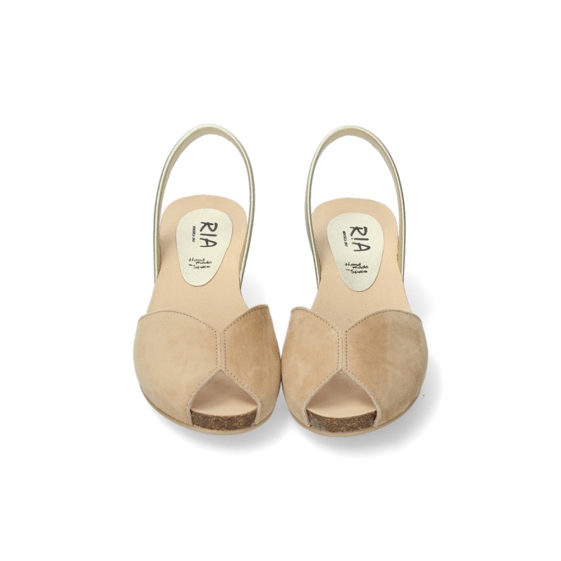 MENORQUINA CUÑA TAUPE