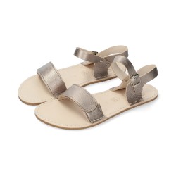 SANDALIA BAREFOOT METALGRAIN ONIX