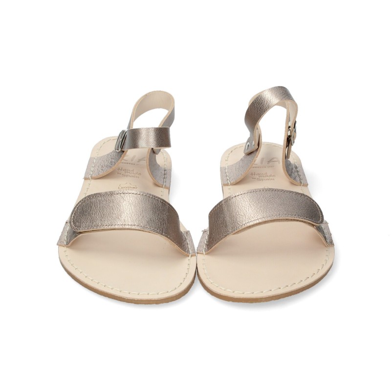 SANDALIA BAREFOOT METALGRAIN ONIX