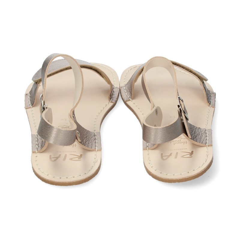 SANDALIA BAREFOOT METALGRAIN ONIX