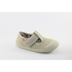 ZAPATILLA VELCRO BAREFOOT BEIGE