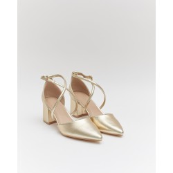 PALA Y TALON CRUZE EMPEINE GOLD