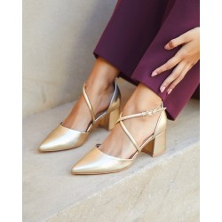 PALA Y TALON CRUZE EMPEINE GOLD