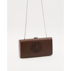 CLUTCH FLOR BROWN