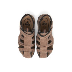 SANDALIA CERRADA MARRON