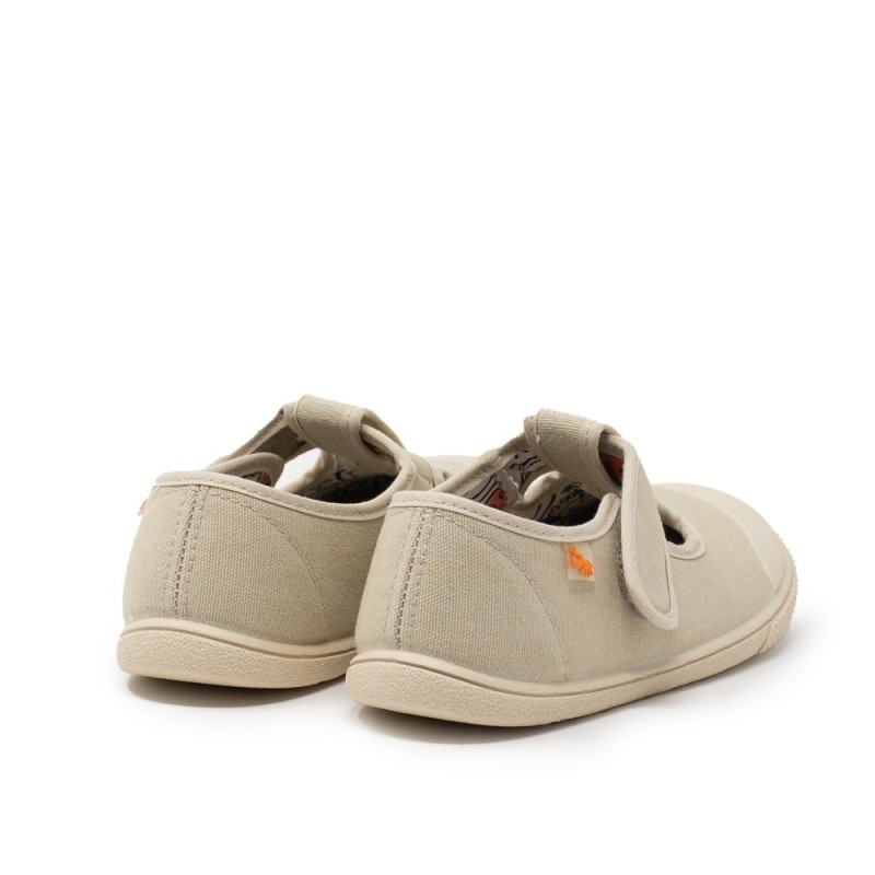 ZAPATILLA VELCRO BAREFOOT BEIGE