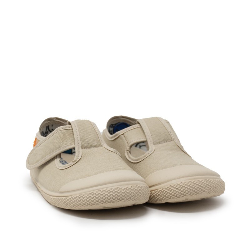 ZAPATILLA VELCRO BAREFOOT BEIGE