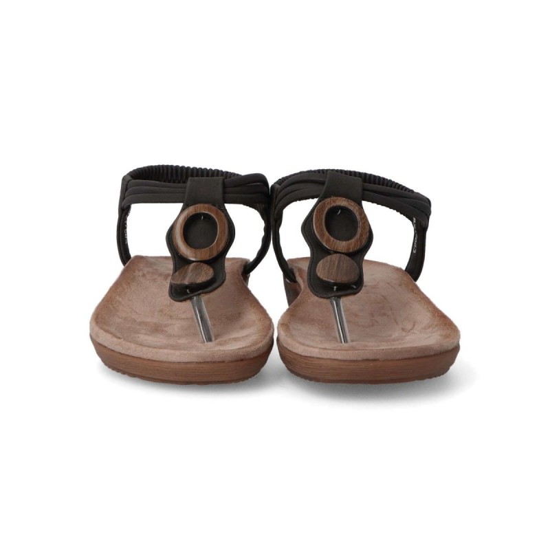 ESCLAVA AROS MADERA NEGRO