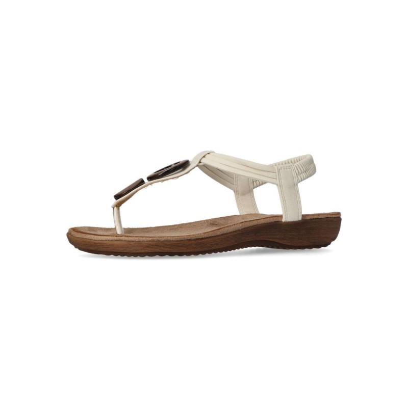 ESCLAVA AROS MADERA BEIGE