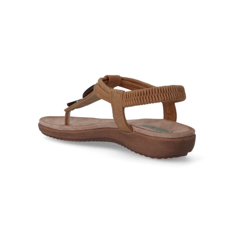 ESCLAVA AROS MADERA BRONCE