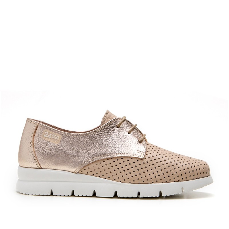 BLUCHER PIDACA WHITE/GOLD