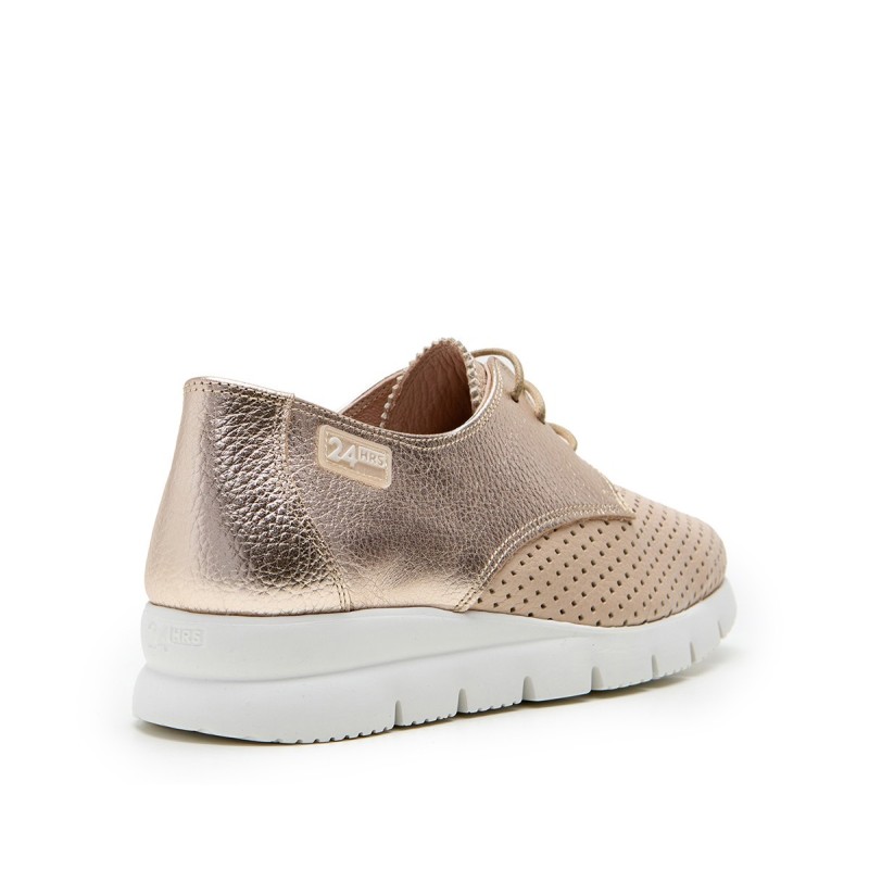 BLUCHER PIDACA WHITE/GOLD