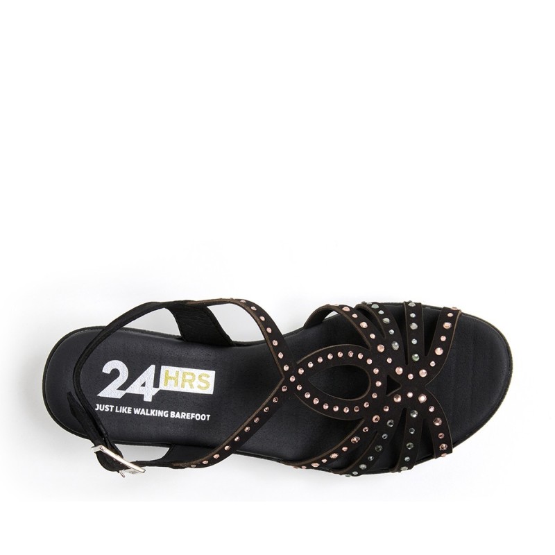 SANDALIA PLATAFORMA NEGRO