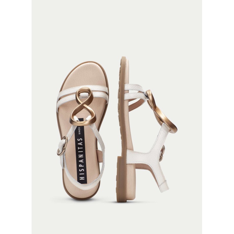 SANDALIA TIRAS OCHO, PANNA